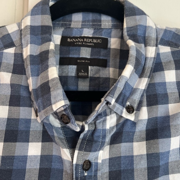 Men’s Banana Republic Luxe Flannel size large - Picture 2 of 4